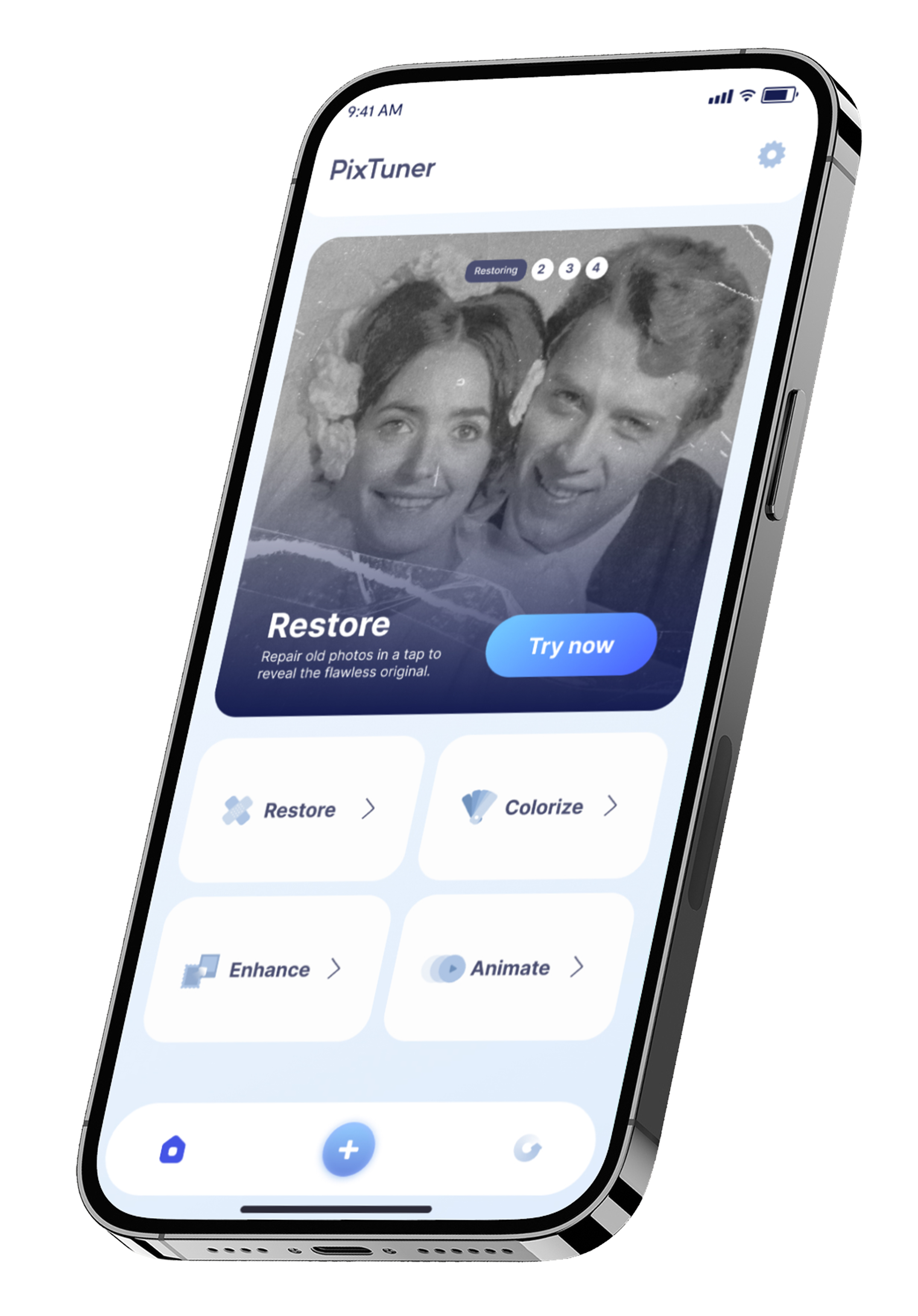 Pixtuner App on Phone